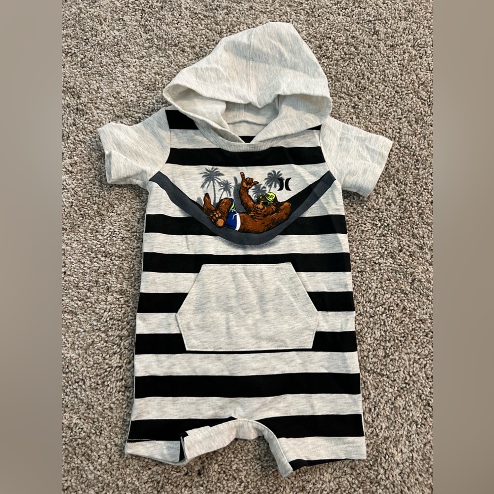 Hurley baby one piece 3-6 month